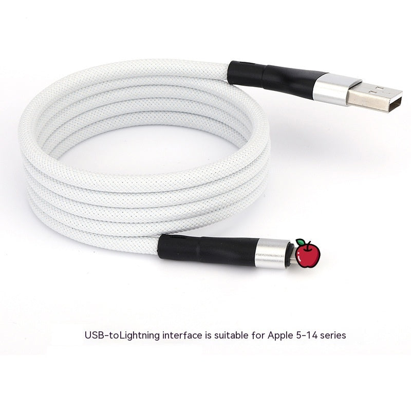 Fast charge cables USB to iPhone, 2 lengths, 4 colors
