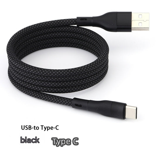 Fast charge cables USB to type C, 2 lengths, 4 colors