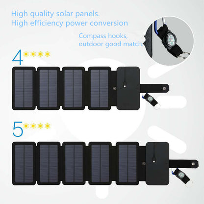 Pocket Folding Solar Panel Charger 4-5-6 panels