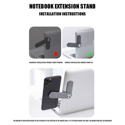Support rétractable en plastique pour téléphone portable