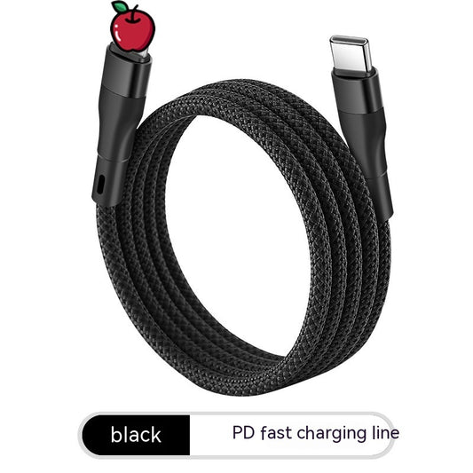 Fast charge cables type C to iPhone, 2 lengths, 4 colors