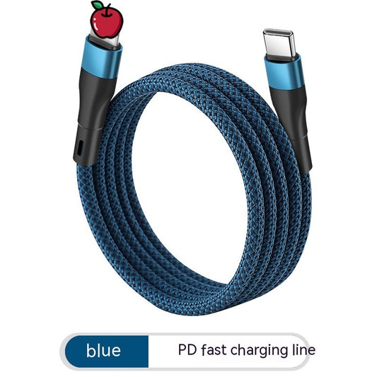 Fast charge cables type C to iPhone, 2 lengths, 4 colors