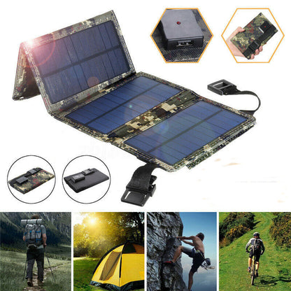 USB Portable foldable solar panel - 20W 5V