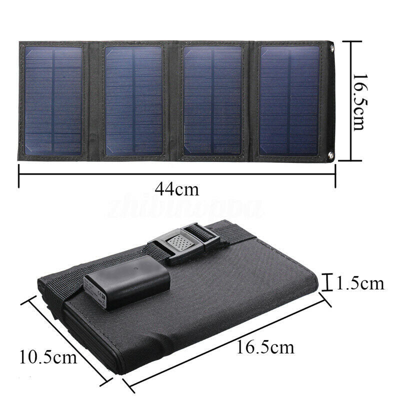 USB Portable foldable solar panel - 20W 5V
