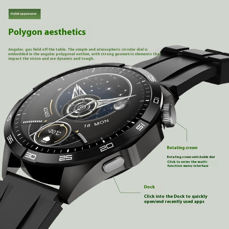 GT4 MAX Smart Sports Watch (Bluetooth, Health Monitoring Offline)