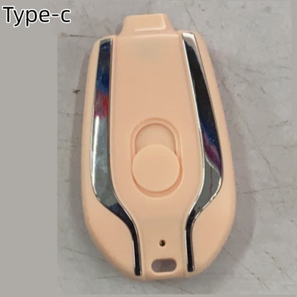 Mini Emergency Keychain USB-C Charger – 1500mAh